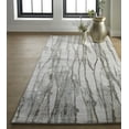 thumbnail image 2 of Feizy Dryden Transitional Abstract, Taupe/Ivory/Gray, 2' x 3' Accent Rug Sheen Handmade Industrial Watercolor Design Carpet for Living Dining Bed Room, 2 of 7