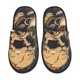thumbnail image 1 of Balery Grim Coffee Skull Pantuflas de Casa de Felpa Silenciosas con Diseño Estampado, Zapatillas Cómodas Antideslizantes de Algodón para Interior-Large, 1 of 8