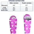 thumbnail image 6 of KidzAdventure 32F - 59F Mummy Youth Sleeping Bag - Pink Best Friends Theme, Large, 6 of 7