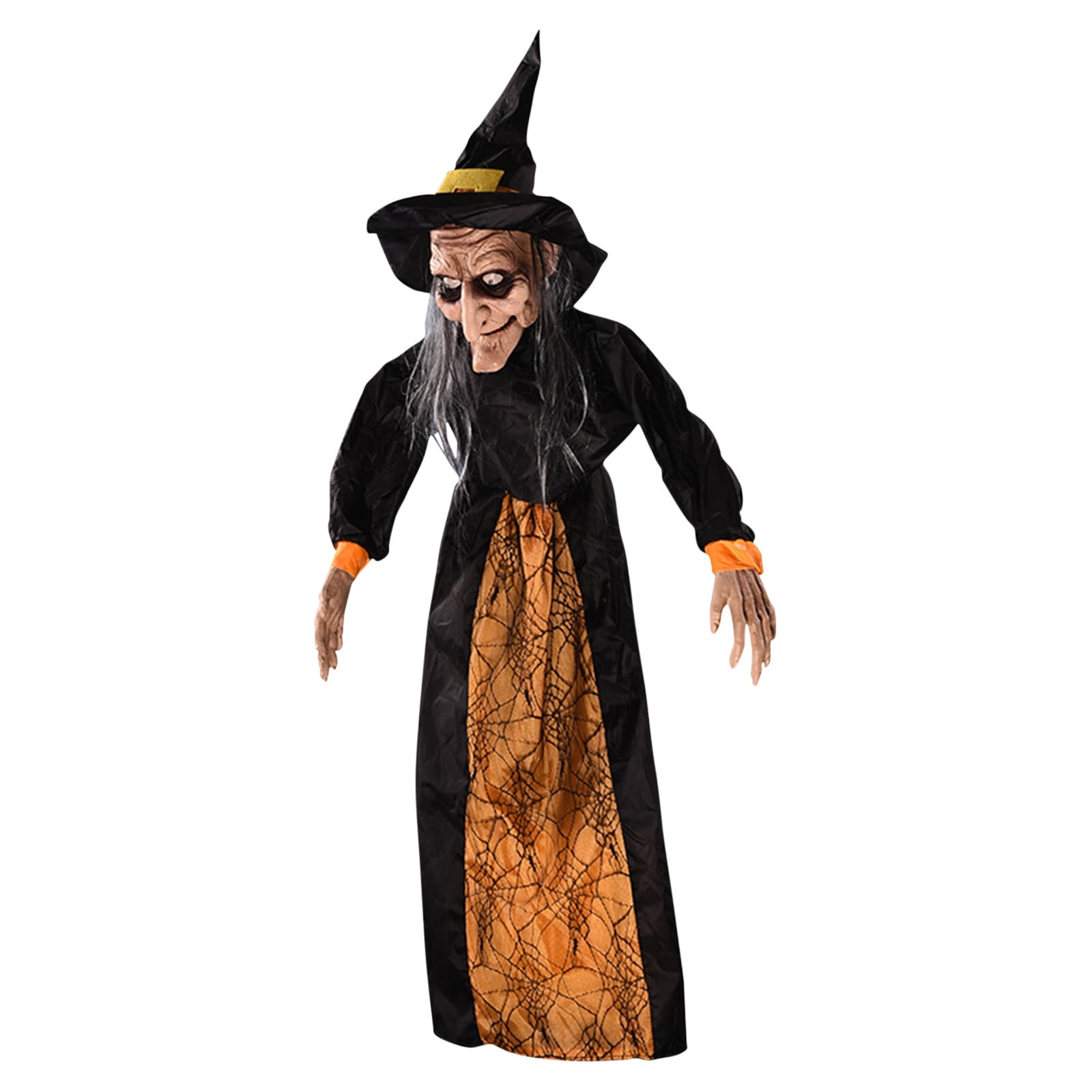 Fridja Halloween Animatronics Voice Controlled Horror Electric Witch ...