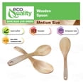 thumbnail image 2 of Wooden Kitchen Cooking Spoon, Solid Wood Serving Spoons for Stirring, Mixing, Non Stick Kitchen Utensil, Tableware, Scoop Ladle for Stews, Soups, Pasta, Salad, Sauce (3), 2 of 6