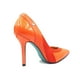 thumbnail image 3 of Zapatilla Stiletto PIKIKI Naranja Combinación Piel/Charol 2745-010, 3 of 4