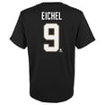 thumbnail image 3 of Youth Jack Eichel Black Vegas Golden Knights Player Name & Number T-Shirt, 3 of 3