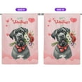 thumbnail image 2 of Happy Valentine's Day Cane Corso holding flowers House Flag 28x40in Double Sided Italian Mastiff Dog Lover Gifts Idea Outdoor Decor - 3005, 2 of 5