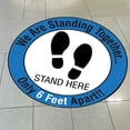 thumbnail image 2 of Antiskid Sticker Floor Sign Floor DecalWe Are Standing Together, 2 of 7