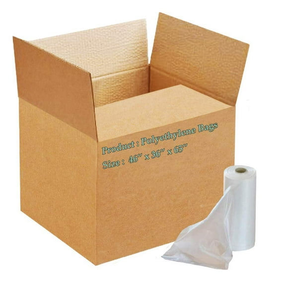 Clear General Equipment Covers, 1.5 Mil LDPE on Roll, 120 Count, 46 x 36 x 65 in