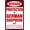 Warning Sign 1, variant on Warning Tin Signs Shark Warning Hammerhead Sighted Metal Sign - 8"x12", Shark Bedroom Decor for Bars, Club, Restaurants, Cafes, Pubs