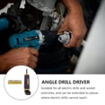 thumbnail image 3 of Luxshiny Right Angle Drill Driver Adapter Durable Chromium Vanadium Steel Assorted Color 90 Degree with 10 Bits, 3 of 8