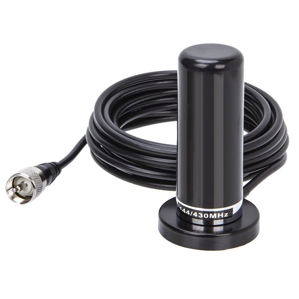 VHF UHF Antena Radio para Aficionados Doble Banda Conector PL259 Vehículos Con Cable Extensión Base 144/430 Mhz Radioaficionados Transceptor Aficionado