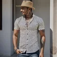 thumbnail image 4 of Camisa Hawaiana Camisa Estampada Hombre, 4 of 8