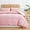 Waffle Tuft Pink, variant on White Boho Tufted Duvet Cover Queen Set Boho Geometric Chevron Stripe Jacquard Embroidery Bedding Farmhouse Shabby Chic Tufts Textured Khaki Duvet Cover Set Full Queen Size for All Seasons