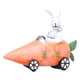 thumbnail image 1 of Figura de conejo de Pascua de resina para coche, 7,8 x 7 x 6,3 pulgadas, decorativa para el hogar, la oficina y el escritorio. Naranja, 1 of 9