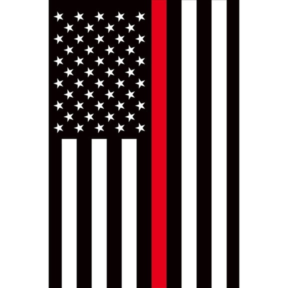 Briarwood Lane Everyday Garden Flag 12x18 For Outdoor Thin Red Line Garden Flag Flags For Outside