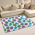 thumbnail image 2 of Coolnut Lightweight Soft Area Rugs 31x20 Inch, Colorful Easter Eggs Floor Mat Doormat for for Rooms Entrance Hardwood Floor Living Room 2'7" x 1'8"） Nursery Rugs, 2 of 6