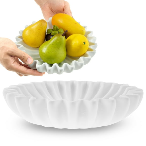 Modern Handmade Large Decorative Bowl for Entryway Table Creative Resin Coffee Table Bowl for Home Living Room Kitchen Counter