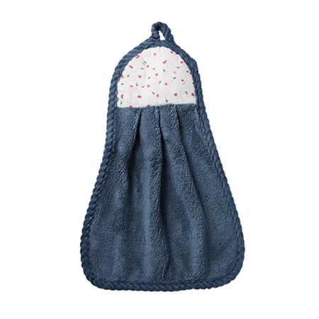 

Huaai Household Hangable Hand Towel Flannel Absorbent Multi Purpose Towel Non Stick Kitchen Housework Cleaning Rag A