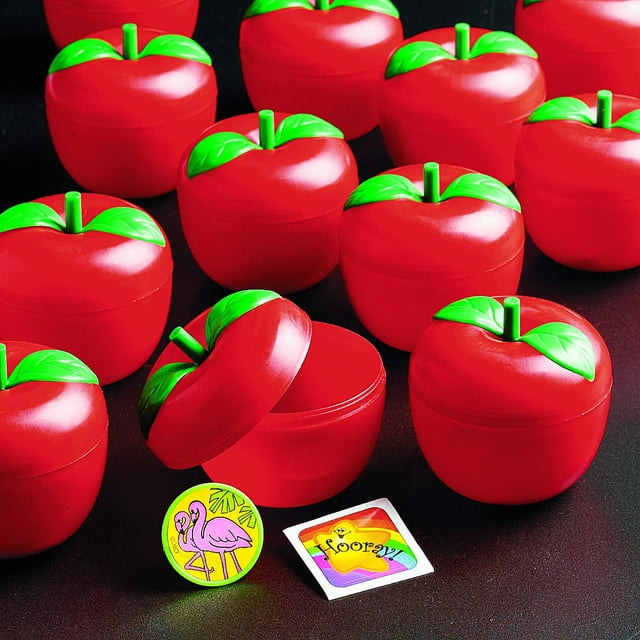 Set de manzanas hinchables rellenas de juguetes Fun Express Carnival Halloween