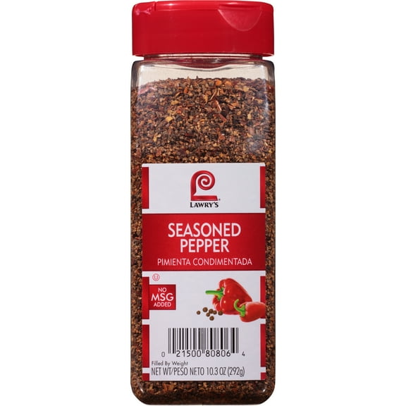 Lawry's Kosher Seasoned Pepper, 10.3 oz Bottle