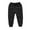 Black, variant on GigrtiJin 0-13 Years Preemie Baby Toddler Cotton Sweatpants Solid Color Elastic Waisted Bottom Cinch Pocket Pants for Newborn Infant