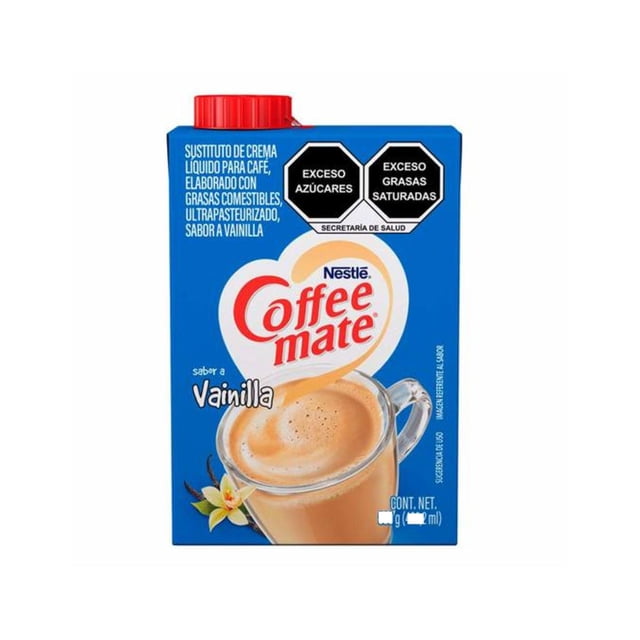 Pack de 12 Crema para Café Coffee Mate Vainilla 500 ml Coffee Mate 500 ml