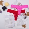 thumbnail image 5 of Tangas de encaje ajustables para mujer, ropa interior, lencería Sexy, cómoda, L, XL, XXL, XXXL, 1 piezas, zx1041, 5 of 5