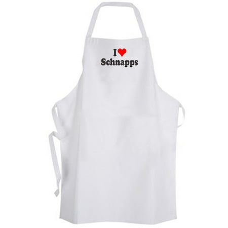 Aprons365 - I Love Schnapps – Apron – Alcohol Cocktail Drinking Bartender