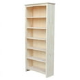 thumbnail image 1 of International Concepts Home Accents Unfinished 72" Shaker Bookcase, 1 of 7