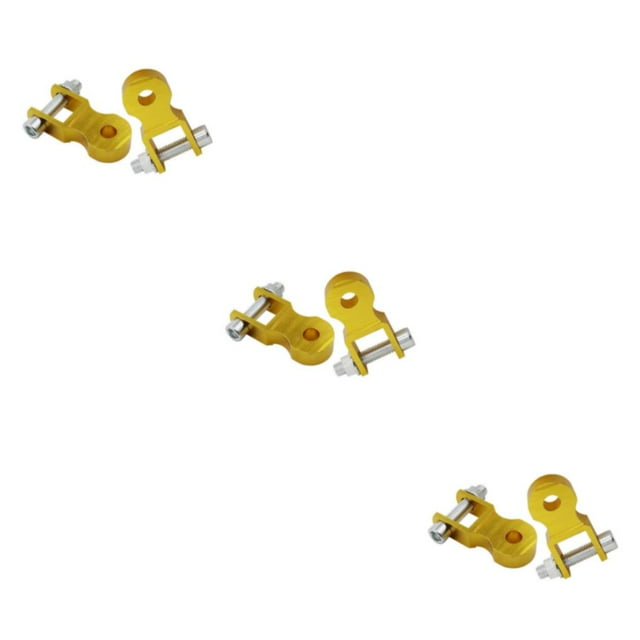 Guardoinrt Moto Extension Confortable et Durable Arrière Amortisseur Riser Or 3Set