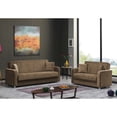 thumbnail image 2 of Ottomanson Magnificence Sleeper Loveseat, Beige Chenille, 2 of 7