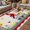 Red, variant on Red Gnomes Outdoor Rug for Patio/Deck/Porch, Non-Slip Large Area Rug 5 x 7 Ft, Spring Daisy Wildflowers Farmhouse Wooden Plank Indoor Outdoor Rugs Washable Area Rugs, Camping Rug Carpet Runner