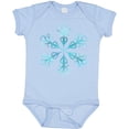 thumbnail image 3 of Inktastic Icy Blue Winter Snowflake Boys or Girls Baby Bodysuit, 3 of 5