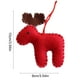 thumbnail image 3 of mfyjkho Juego de 12 adornos navideños de poliéster para árbol de Navidad. Ideales para decoración festiva., 3 of 6