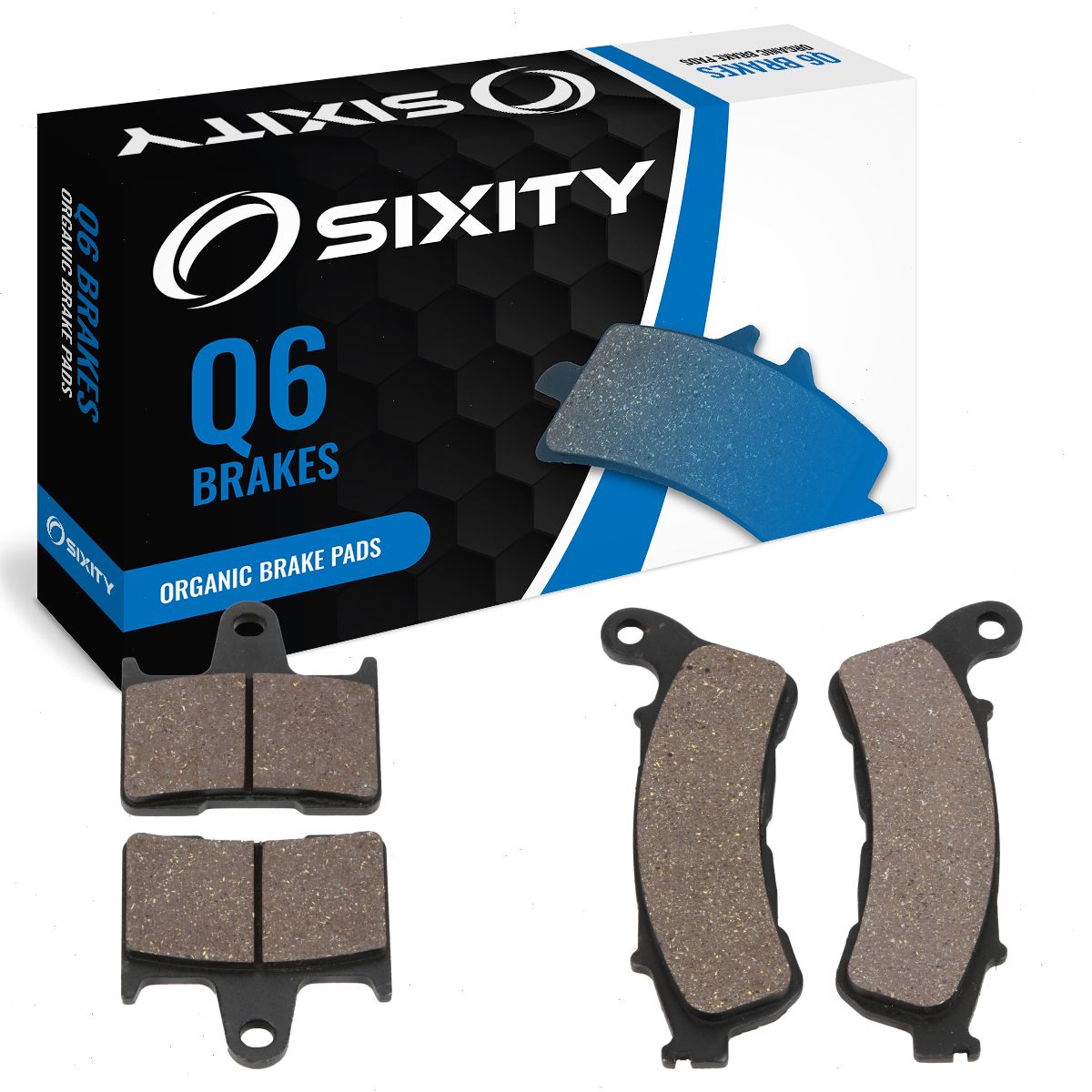 Front & Rear Brake Pads For Honda GL1100 Gold Wing 1100 (1982-1983)