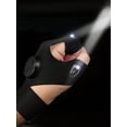 thumbnail image 3 of LED Flashlight Gloves, Hands-Free Light, Black, 1 Pair (No Battery), 3 of 9