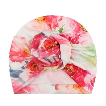 

TAIAOJING Baby Bows Turban Knotted Head Wraps Print Headwear Headband Bow Hat Hair Floral Accessories Cap Baby Baby Care