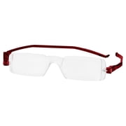 Nannini Italian Folding Travel Reading Glasses Red 1.5