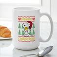 thumbnail image 6 of CafePress - Snoopy Merry - 15 oz Ceramic Large White Novelty Mug, 6 of 6