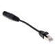 thumbnail image 3 of Práctico 2pcs Adaptador de conector de red Convertidor Cables Cables negros, 3 of 9
