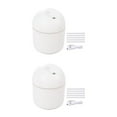 thumbnail image 3 of QualitChoice Bedroom Desk LED Humidifier 250ml Essential Oil Air Diffuser Portable Mist Sprayer Personal Household Supplies White 5 Sticks 2Set, 3 of 6