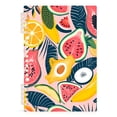 thumbnail image 2 of Fruits Leaves Ring Binder Notebook Journey Note Diary College Ruled Spiral Notebook Study Loose Leaf Paper A5 60 Pages, 2 of 8