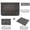 Black-Mousepad-S Bag, variant on Wool Felt Laptop Bags Sleeve Cover 11" 13 15.6 inch For Macbook Air Pro Case For Notebook With Mousepad Or Power Mini-Pack Gift