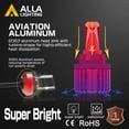 thumbnail image 6 of Alla Lighting Xtreme Super Bright T20 7441 7440 LED Bulbs Back-up Reverse Lights 3000 Lumens CANBUS Error Free SMD W21W 7440LL Replacement for RV, Cars, Trucks, SUVs, Vans, 6000K Xenon White, 6 of 9