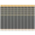 thumbnail image 1 of Lápices Triangulares de Madera Uxcell, 24 Pcs Lápices 2B Lápices de Grafito Redondos para Aula, Suministros de Oficina para Maestros, Negro Oro, 1 of 6