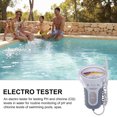 thumbnail image 3 of SHISUYAN Swimming Pool Water Quality Tester Hot Spring Pool Spa Aquarium Portable PH Meter Residual Chlorine Detector CL2 Chlorine Tester (White), 3 of 8