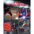 thumbnail image 4 of GNIWELDER Stick Welder ARC135 Portable 135 Amps 110 Volts ARC TIG with LED Display Synergic Control IGBT Inverter, 4 of 9