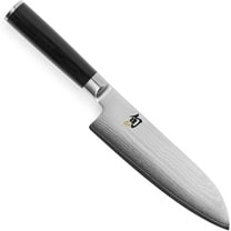 Shun DM-0702 Classic 7 inch Santoku Handcrafted Sharp Blade Knife, Silver