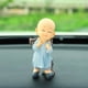 thumbnail image 5 of Mesa de té decorativa Monk Home, ideal para el salón o la sala de estar. Diseño zen pequeño, plegable, con base de madera y estructura de dos niveles. Perfecta para relajarse en el, 5 of 9