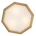 thumbnail image 2 of 46993HB Hinkley Lighting Facet - 30W 3 LED Medium Flush Mount-5 Inch Tall and 17.5 Inch Wide-Heritage Brass Finish, 2 of 7