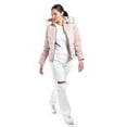thumbnail image 4 of Chamarra acolchada con capucha Roman Fashion /Juvenil, 7504 (Rosa palo) rosa M, 4 of 5