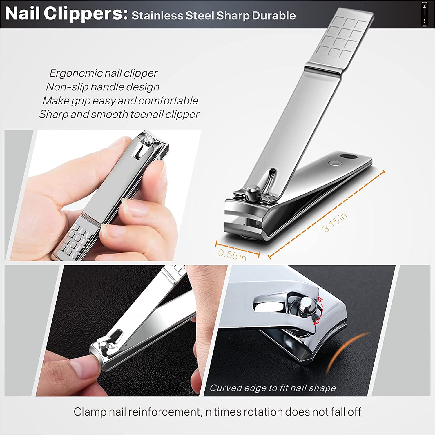 BEZOX Ingrown Toenail Clippers - Professional Nail Clippers for ingrown  Nails for Seniors, Comfor Grip Long Handle Fingernail Clippers, Ergonomic Toenail  Scissors - Premiun Stainless Steel - Yahoo Shopping